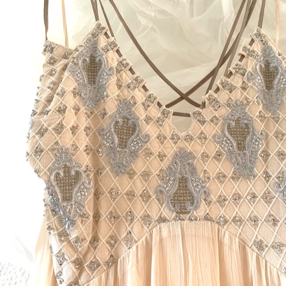 FREE PEOPLE Maxi Dress - Pink (grey shown) - Picture 2 of 4